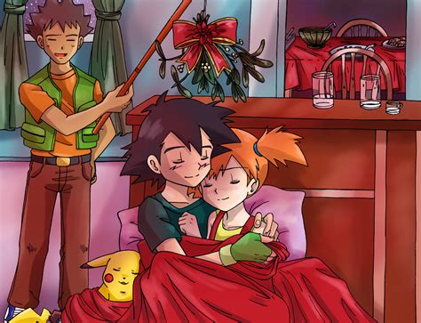 Mistletoe in the bed, a pokémon fanfic .